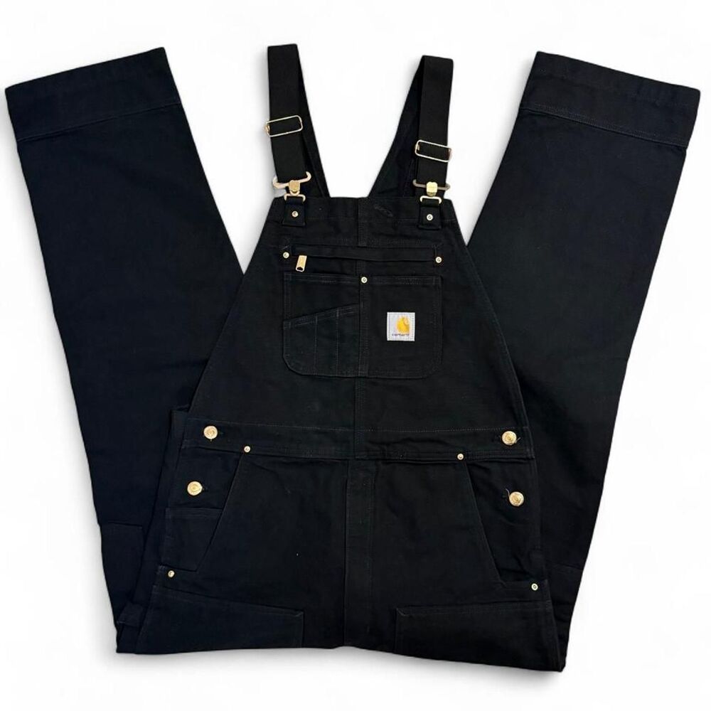 Carhartt R01 Duck Cotton Overall Bibs 36x34